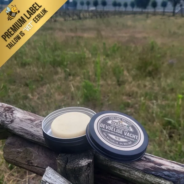 Tallow Gevoelige Vacht Shampoo bar deksle open zeep Tallow Gevoelige Vacht Shampoo bar deksle open zeep