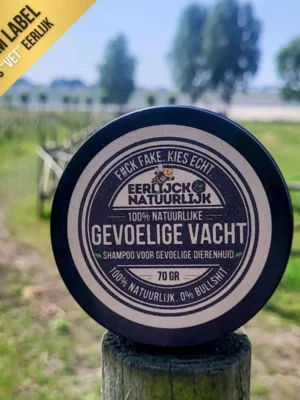 Tallow Gevoelige Vacht Shampoo bar op paal weide