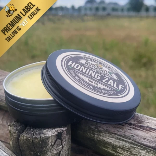 Tallow & Honing zalf open Tallow & Honing zalf open
