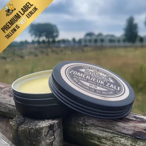 Tallow Zomerjeuk Zalf open Tallow Zomerjeuk Zalf open