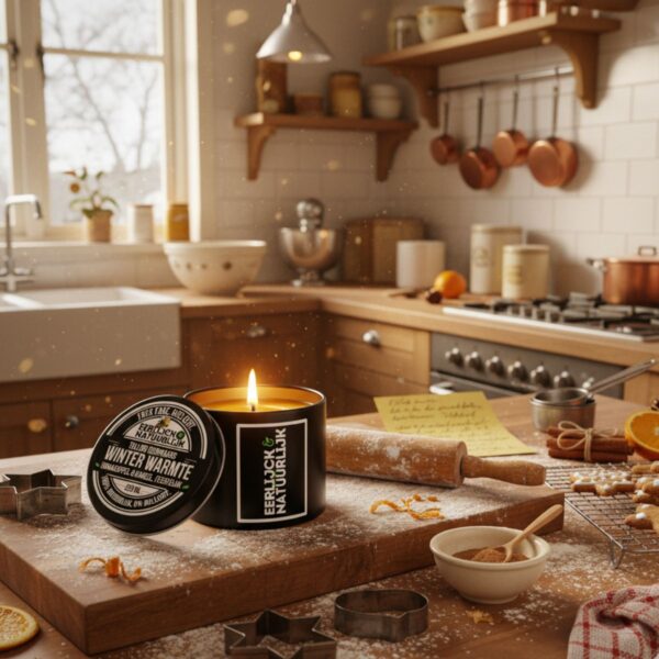 ideale geurkaars voor de kerstdagen en winter dagen gezellig ook in de keuken tijdens het koken